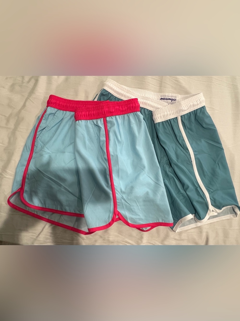 NWOT Set of 2 Men’s Swim Trunks Maamgic Both Size L